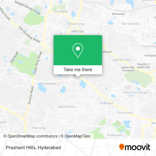 Prashant Hills map