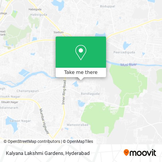 Kalyana Lakshmi Gardens map