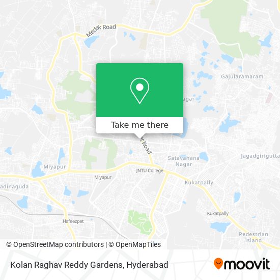 Kolan Raghav Reddy Gardens map
