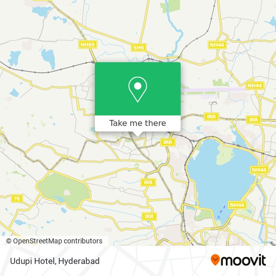 Udupi Hotel map