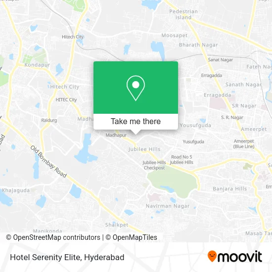 Hotel Serenity Elite map