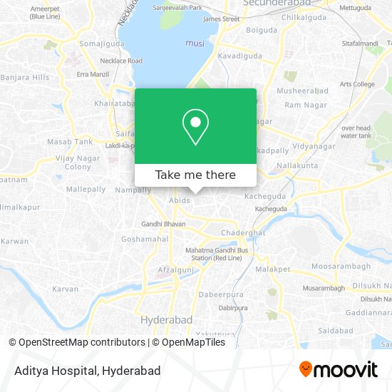 Aditya Hospital map