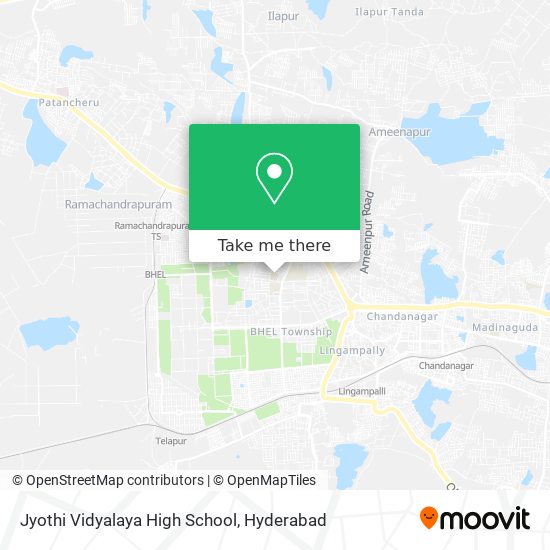 Jyothi Vidyalaya High School map