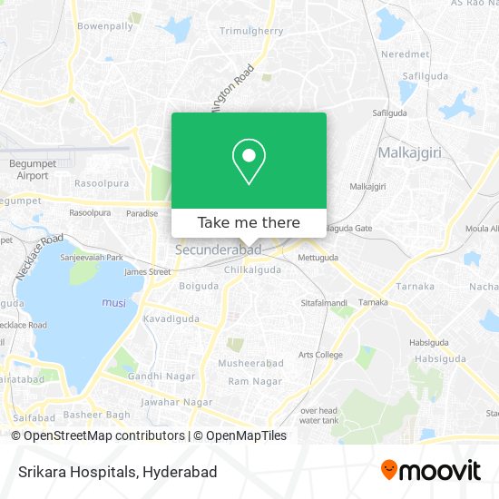 Srikara Hospitals map