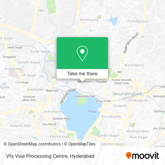 Vfs Visa Processing Centre map