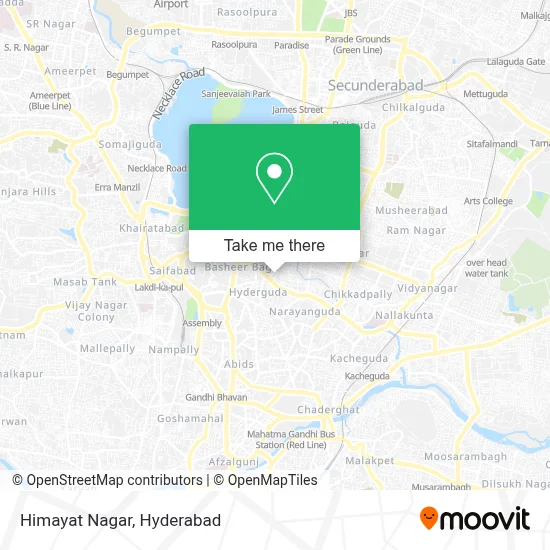 Himayat Nagar map