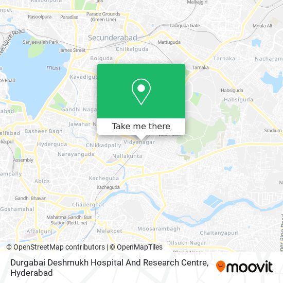 Durgabai Deshmukh Hospital And Research Centre map