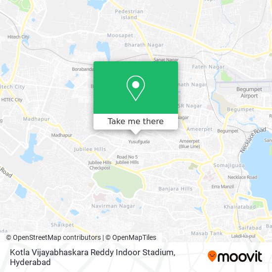 Kotla Vijayabhaskara Reddy Indoor Stadium map