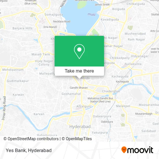 Yes Bank map