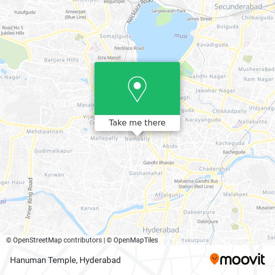 Hanuman Temple map