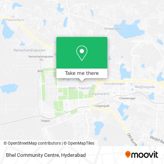 Bhel Community Centre map