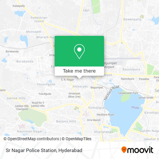 Sr Nagar Police Station map