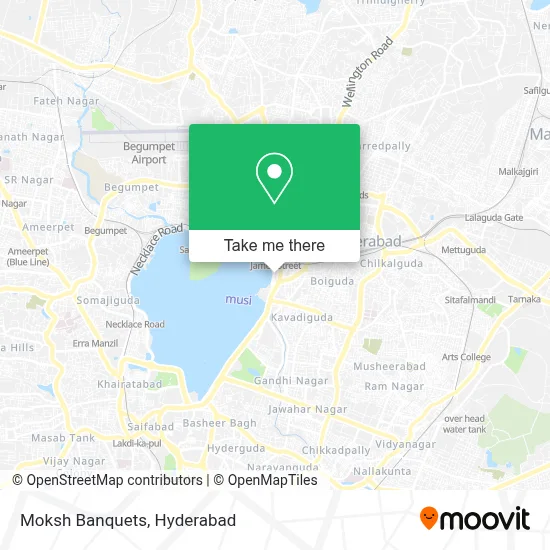 Moksh Banquets map