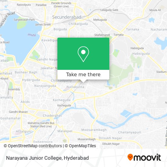 Narayana Junior College map