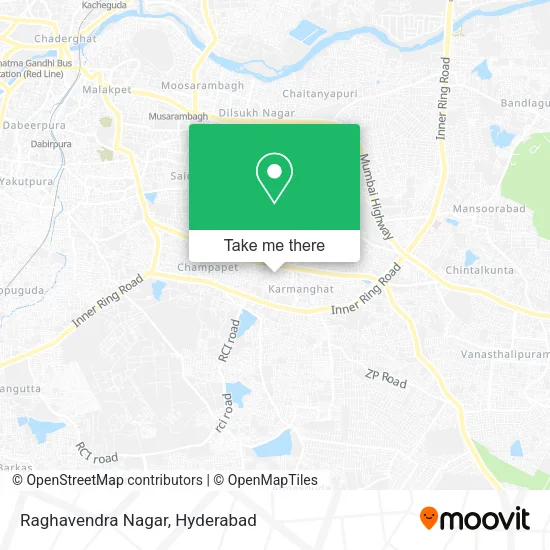 Raghavendra Nagar map