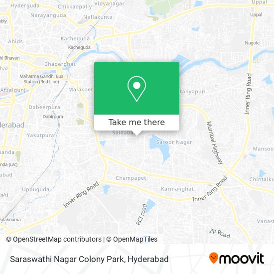 Saraswathi Nagar Colony Park map