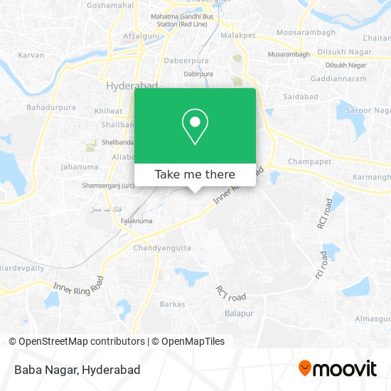 Baba Nagar map