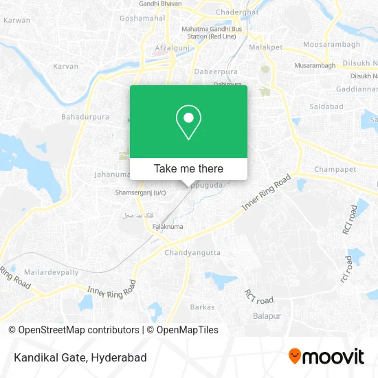 Kandikal Gate map