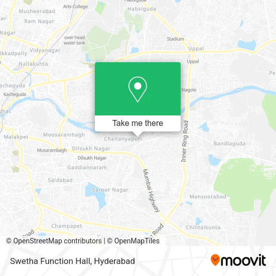 Swetha Function Hall map
