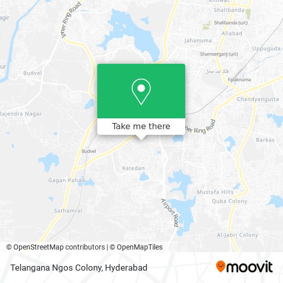 Telangana Ngos Colony map