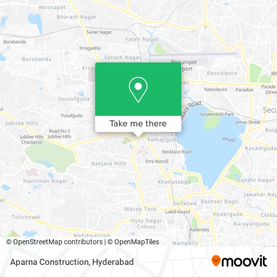 Aparna Construction map