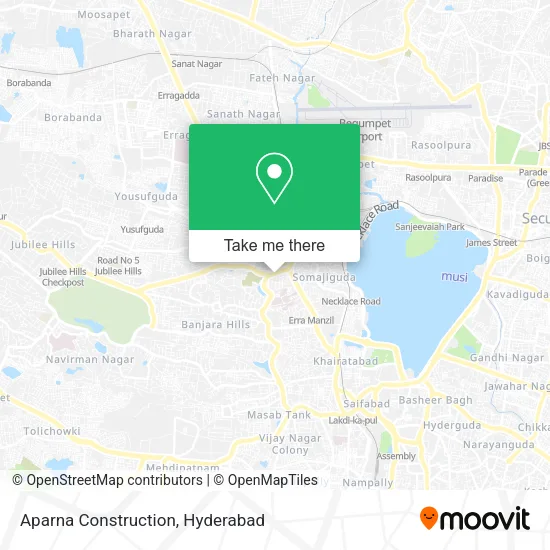 Aparna Construction map