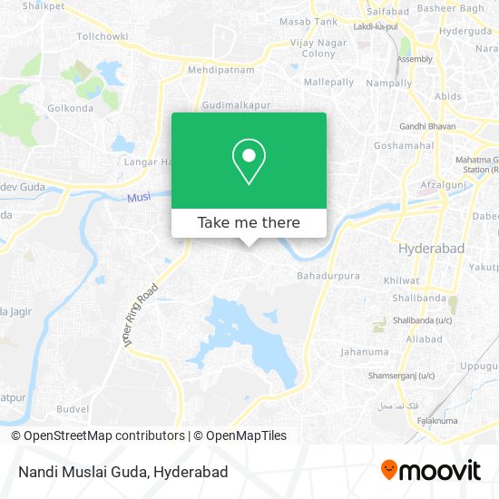 Nandi Muslai Guda map