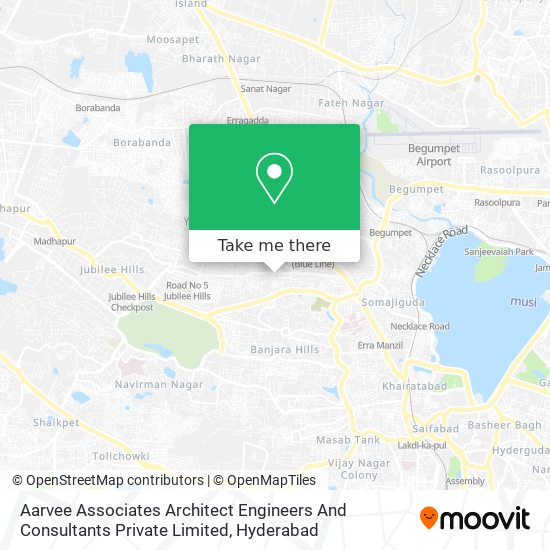 Aarvee Associates Architect Engineers And Consultants Private Limited map
