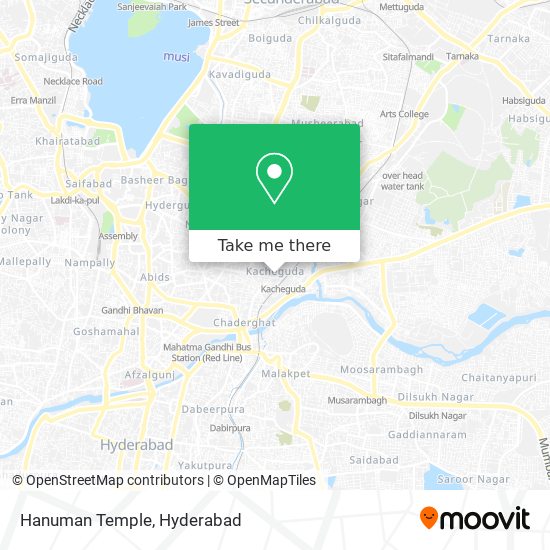 Hanuman Temple map