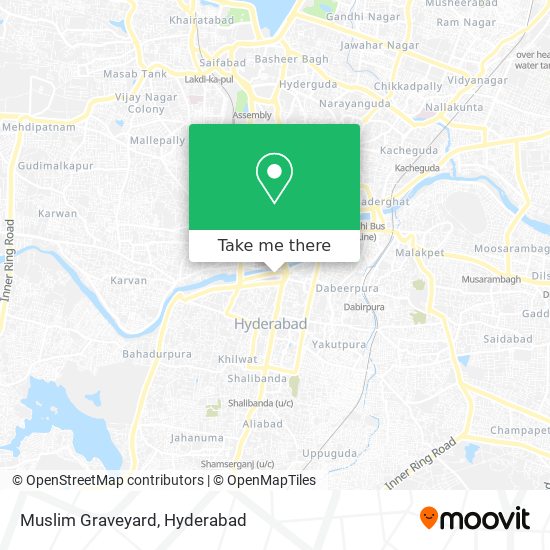 Muslim Graveyard map