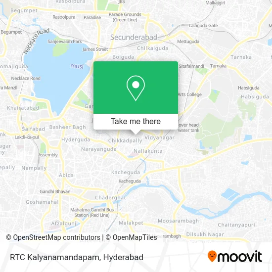 RTC Kalyanamandapam map