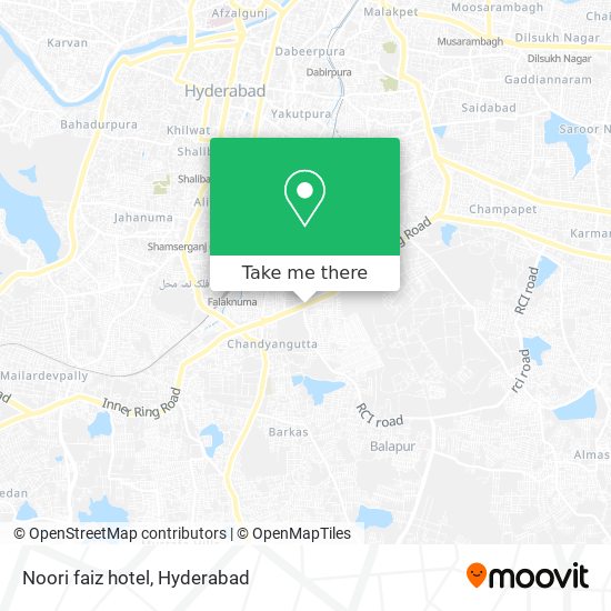 Noori faiz hotel map