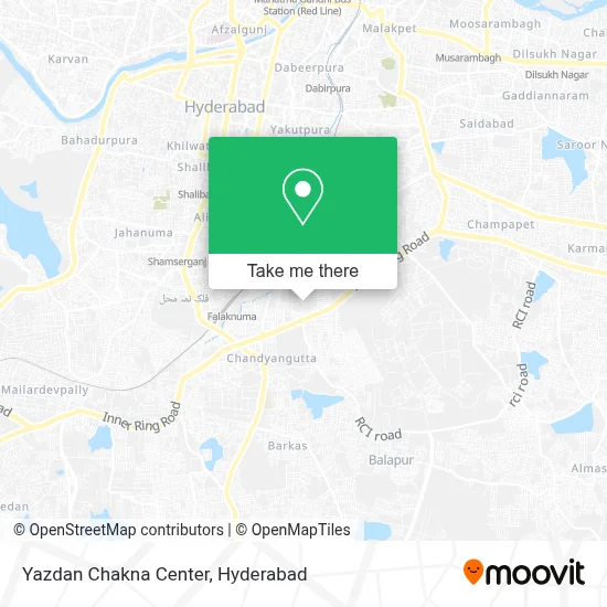 Yazdan Chakna Center map