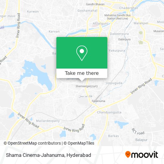 Shama Cinema-Jahanuma map