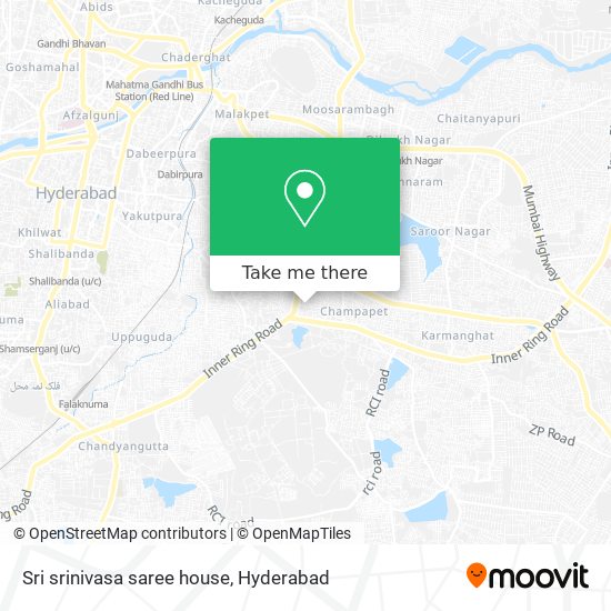 Sri srinivasa saree house map