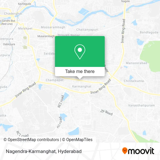 Nagendra-Karmanghat map