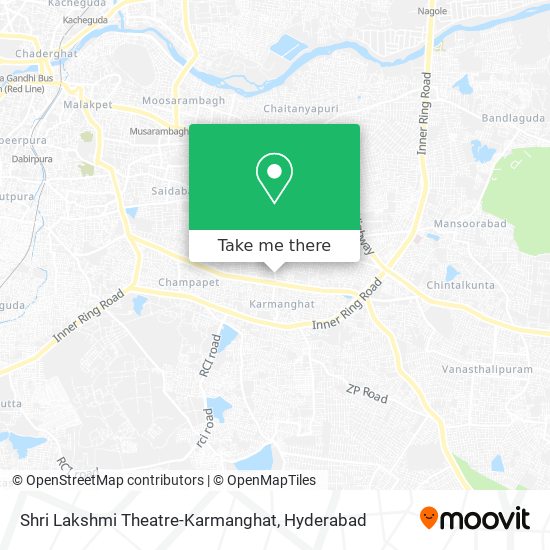 Shri Lakshmi Theatre-Karmanghat map