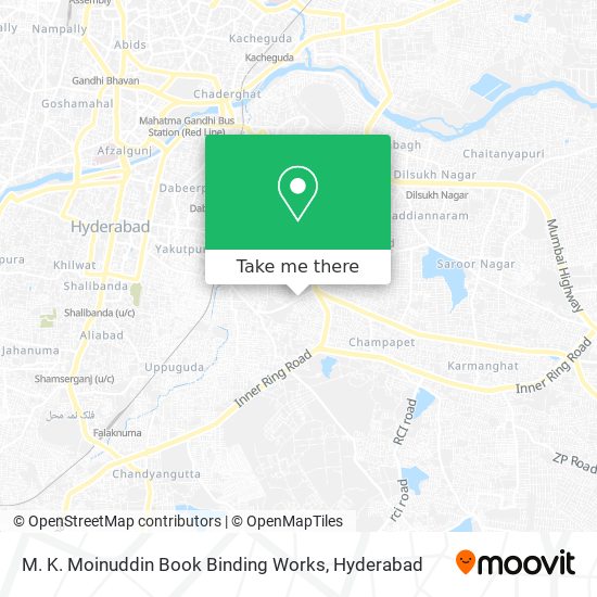 M. K. Moinuddin Book Binding Works map