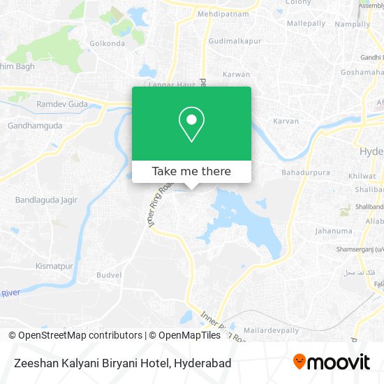 Zeeshan Kalyani Biryani Hotel map