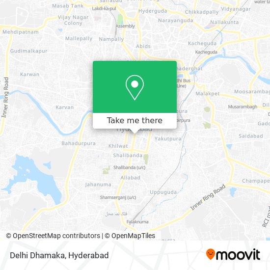 Delhi Dhamaka map