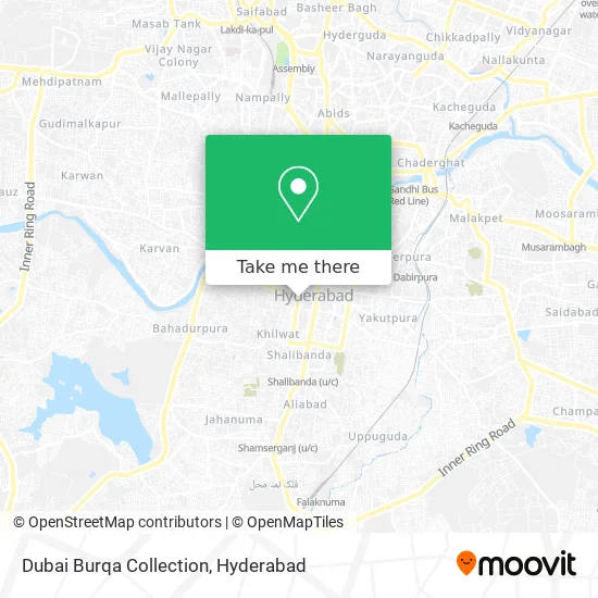 Dubai Burqa Collection map