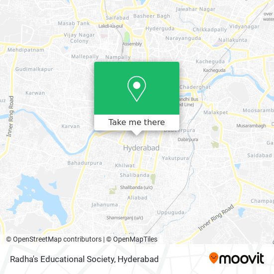 Radha's Educational Society map