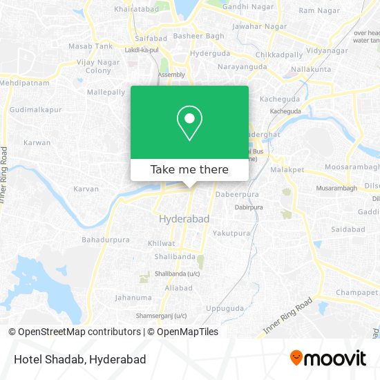 Hotel Shadab map