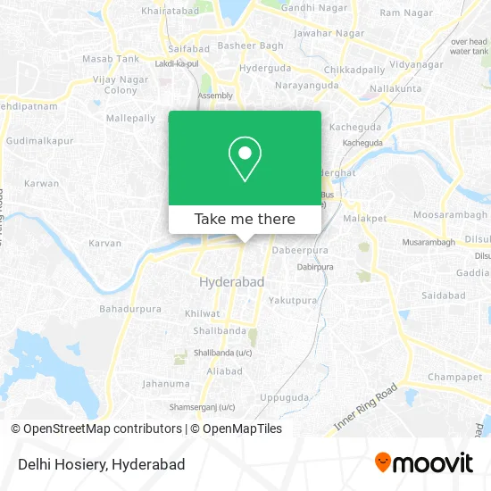 Delhi To Hyderabad Map How To Get To Delhi Hosiery In Hyderabad By Bus, Metro Or Train?