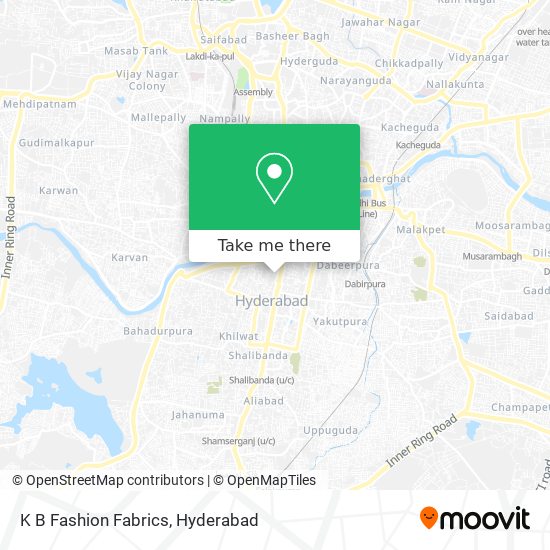 K B Fashion Fabrics map