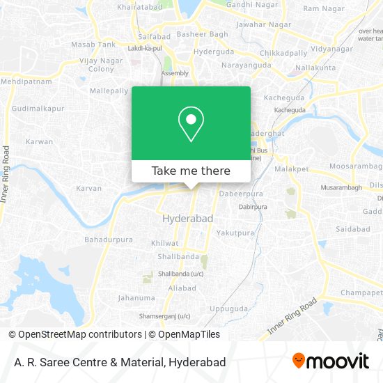 A. R. Saree Centre & Material map