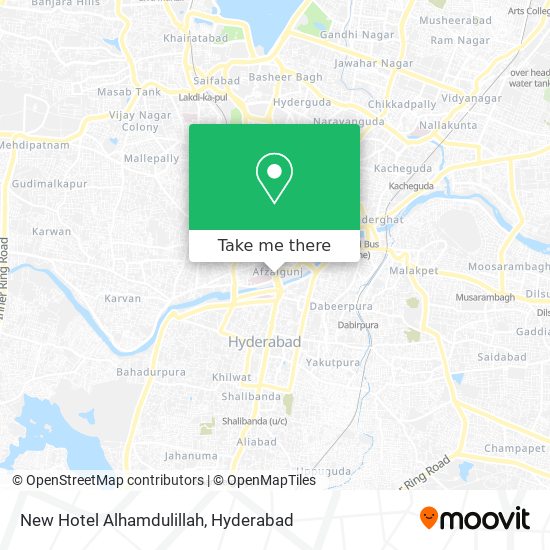 New Hotel Alhamdulillah map