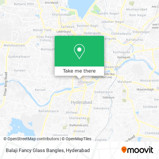 Balaji Fancy Glass Bangles map