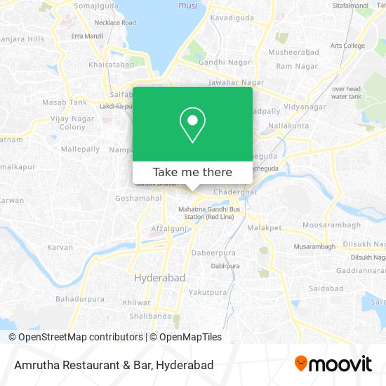 Amrutha Restaurant & Bar map