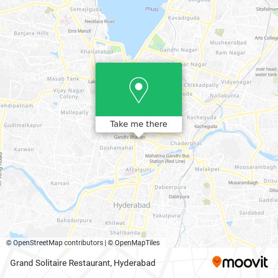 Grand Solitaire Restaurant map